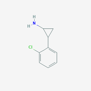 2-(2-Chlorophenyl)cyclopropan-1-amine