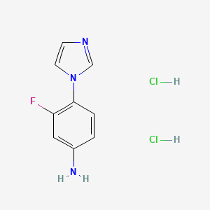 3-Fluoro-4-(1H-imidazol-1-yl)aniline dihydrochloride