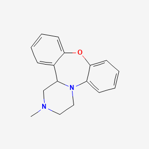 2-Methyl-1,3,4,14b-tetrahydro-2h-dibenzo[b,f]pyrazino[1,2-d][1,4]oxazepine
