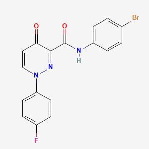 N-(4-bromophenyl)-1-(4-fluorophenyl)-4-oxo-1,4-dihydropyridazine-3-carboxamide