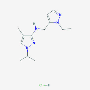 N-[(1-ethyl-1H-pyrazol-5-yl)methyl]-1-isopropyl-4-methyl-1H-pyrazol-3-amine