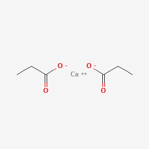 molecular formula C6H10O4Ca<br>C6H10CaO4 B1222218 Calcium propionate CAS No. 4075-81-4