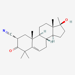 molecular formula C23H33NO2 B1222219 Cyanoketone CAS No. 4248-66-2