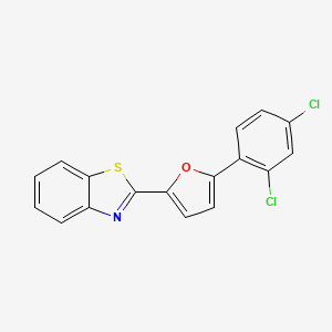 2-[5-(2,4-Dichlorophenyl)furan-2-yl]-1,3-benzothiazole