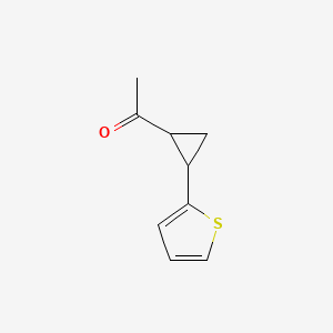 1-(2-Thiophen-2-ylcyclopropyl)ethanone