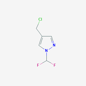 4-(Chloromethyl)-1-(difluoromethyl)-1H-pyrazole