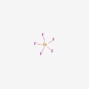 molecular formula BrF5 B1222226 Bromine pentafluoride CAS No. 7789-30-2