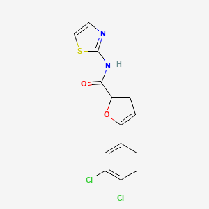 5-(3,4-dichlorophenyl)-N-(1,3-thiazol-2-yl)furan-2-carboxamide