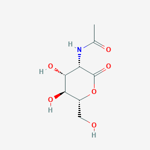 molecular formula C8H13NO6 B1222235 N-Acetyl-D-mannosaminolactone 