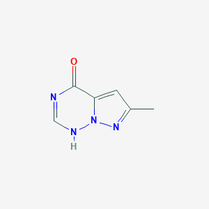 B122224 6-Methyl-1H-pyrazolo[5,1-f][1,2,4]triazin-4-one CAS No. 150017-70-2