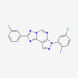 7-(5-chloro-2-methylphenyl)-2-(3-methylphenyl)-7H-pyrazolo[4,3-e][1,2,4]triazolo[1,5-c]pyrimidine