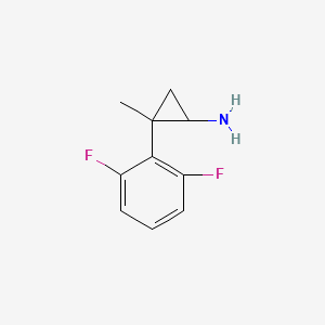 2-(2,6-Difluorophenyl)-2-methylcyclopropan-1-amine