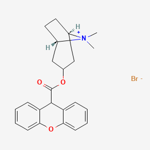 molecular formula C23H26BrNO3 B1222254 Trantelinium bromide CAS No. 4047-34-1