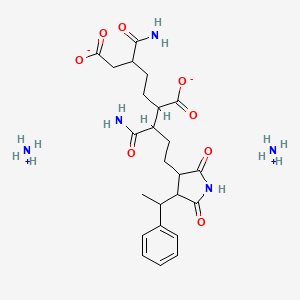 molecular formula C24H37N5O8 B1222255 卡贝替默 CAS No. 82230-03-3