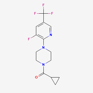 1-Cyclopropanecarbonyl-4-[3-fluoro-5-(trifluoromethyl)pyridin-2-yl]piperazine