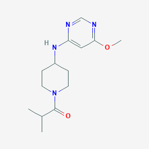 1-{4-[(6-Methoxypyrimidin-4-yl)amino]piperidin-1-yl}-2-methylpropan-1-one