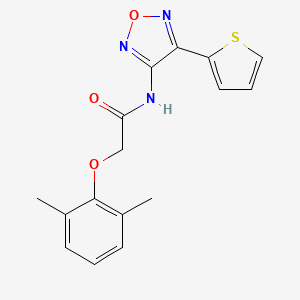 2-(2,6-dimethylphenoxy)-N-[4-(thiophen-2-yl)-1,2,5-oxadiazol-3-yl]acetamide