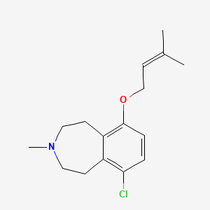 molecular formula C16H22ClNO B1222269 Unii-22xbk6DY1E CAS No. 110857-22-2