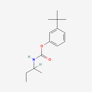 molecular formula C15H23NO2 B1222270 3-tert-Butylphenyl sec-butylcarbamate CAS No. 97508-29-7