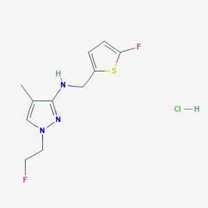 1-(2-fluoroethyl)-N-[(5-fluoro-2-thienyl)methyl]-4-methyl-1H-pyrazol-3-amine