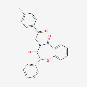 4-[2-(4-methylphenyl)-2-oxoethyl]-2-phenyl-1,4-benzoxazepine-3,5(2H,4H)-dione