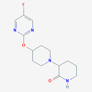 4-[(5-Fluoropyrimidin-2-yl)oxy]-[1,3'-bipiperidine]-2'-one