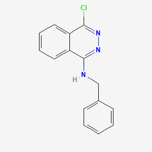 molecular formula C15H12ClN3 B12222894 N-benzyl-4-chlorophthalazin-1-amine 