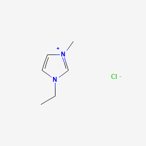 molecular formula C6H11ClN2 B1222302 1-乙基-3-甲基咪唑氯化物 CAS No. 65039-09-0