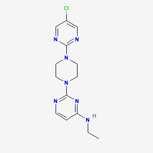 2-[4-(5-chloropyrimidin-2-yl)piperazin-1-yl]-N-ethylpyrimidin-4-amine