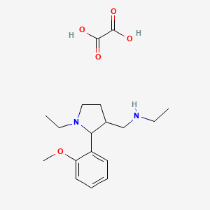 ethyl{[(2{R},3{S})-1-ethyl-2-(2-methoxyphenyl)pyrrolidin-3-yl]methyl}amine