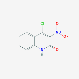 molecular formula C9H5ClN2O3 B1222321 4-氯-3-硝基-1H-喹啉-2-酮 