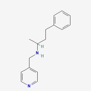 molecular formula C16H20N2 B1222323 4-phenyl-N-(pyridin-4-ylmethyl)-2-butanamine 