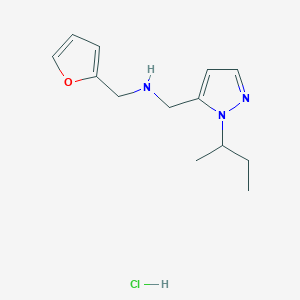 1-(1-sec-butyl-1H-pyrazol-5-yl)-N-(2-furylmethyl)methanamine