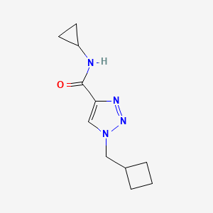 1-(cyclobutylmethyl)-N-cyclopropyl-1H-1,2,3-triazole-4-carboxamide