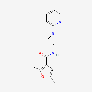 2,5-dimethyl-N-[1-(pyridin-2-yl)azetidin-3-yl]furan-3-carboxamide