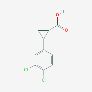 2-(3,4-Dichlorophenyl)cyclopropane-1-carboxylic acid