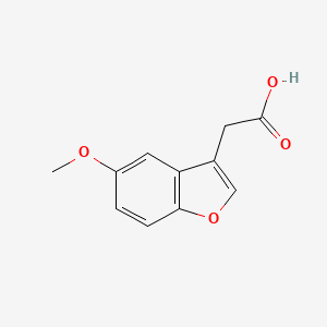 (5-Methoxy-1-benzofuran-3-yl)acetic acid