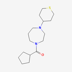 1-Cyclopentanecarbonyl-4-(thian-4-yl)-1,4-diazepane