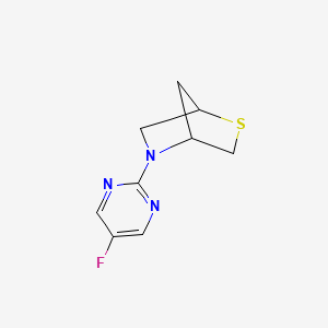 5-(5-Fluoropyrimidin-2-yl)-2-thia-5-azabicyclo[2.2.1]heptane