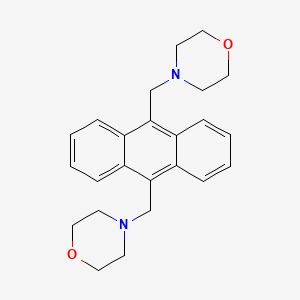 molecular formula C24H28N2O2 B1222358 DND-167 dye 