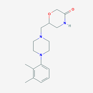 6-{[4-(2,3-Dimethylphenyl)piperazin-1-yl]methyl}morpholin-3-one