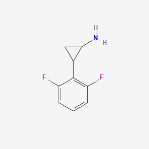 2-(2,6-Difluorophenyl)cyclopropan-1-amine