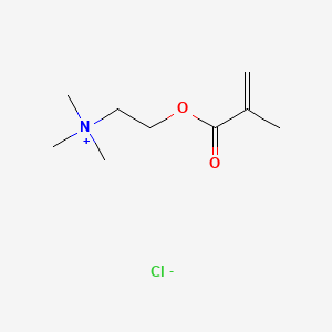 molecular formula C9H18ClNO2 B1222373 (2-(Methacryloyloxy)ethyl)trimethylammoniumchlorid CAS No. 5039-78-1