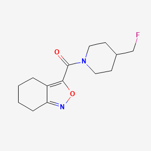 3-[4-(Fluoromethyl)piperidine-1-carbonyl]-4,5,6,7-tetrahydro-2,1-benzoxazole