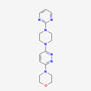 4-{6-[4-(Pyrimidin-2-yl)piperazin-1-yl]pyridazin-3-yl}morpholine