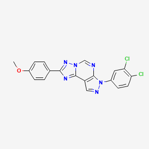 7-(3,4-dichlorophenyl)-2-(4-methoxyphenyl)-7H-pyrazolo[4,3-e][1,2,4]triazolo[1,5-c]pyrimidine