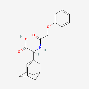 2-Adamantanyl-2-(2-phenoxyacetylamino)acetic acid