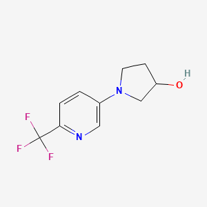 1-[6-(Trifluoromethyl)pyridin-3-yl]pyrrolidin-3-ol