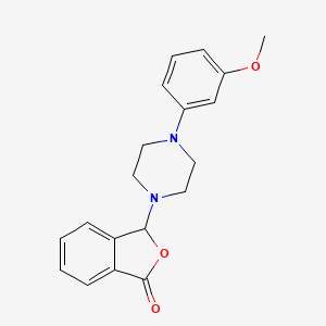 3-[4-(3-methoxyphenyl)piperazin-1-yl]-2-benzofuran-1(3H)-one