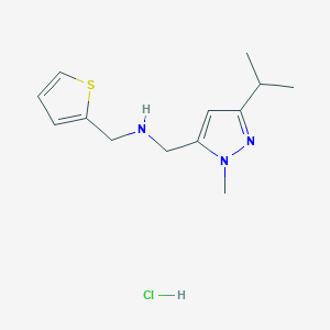 1-(3-isopropyl-1-methyl-1H-pyrazol-5-yl)-N-(2-thienylmethyl)methanamine